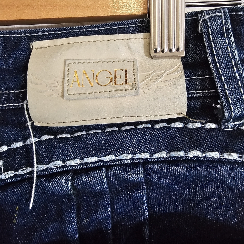 Angel Women's Deep Indigo Boot Cut Jeans - Picture 6 of 9